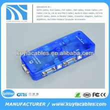 USB 2.0 Auto KVM SWITCH / 4-Port Mini-Auto USB KVM Switch (blau)